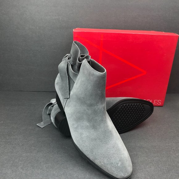 NWB Aerosoles Crosswalk Suede Booties - Picture 4 of 4